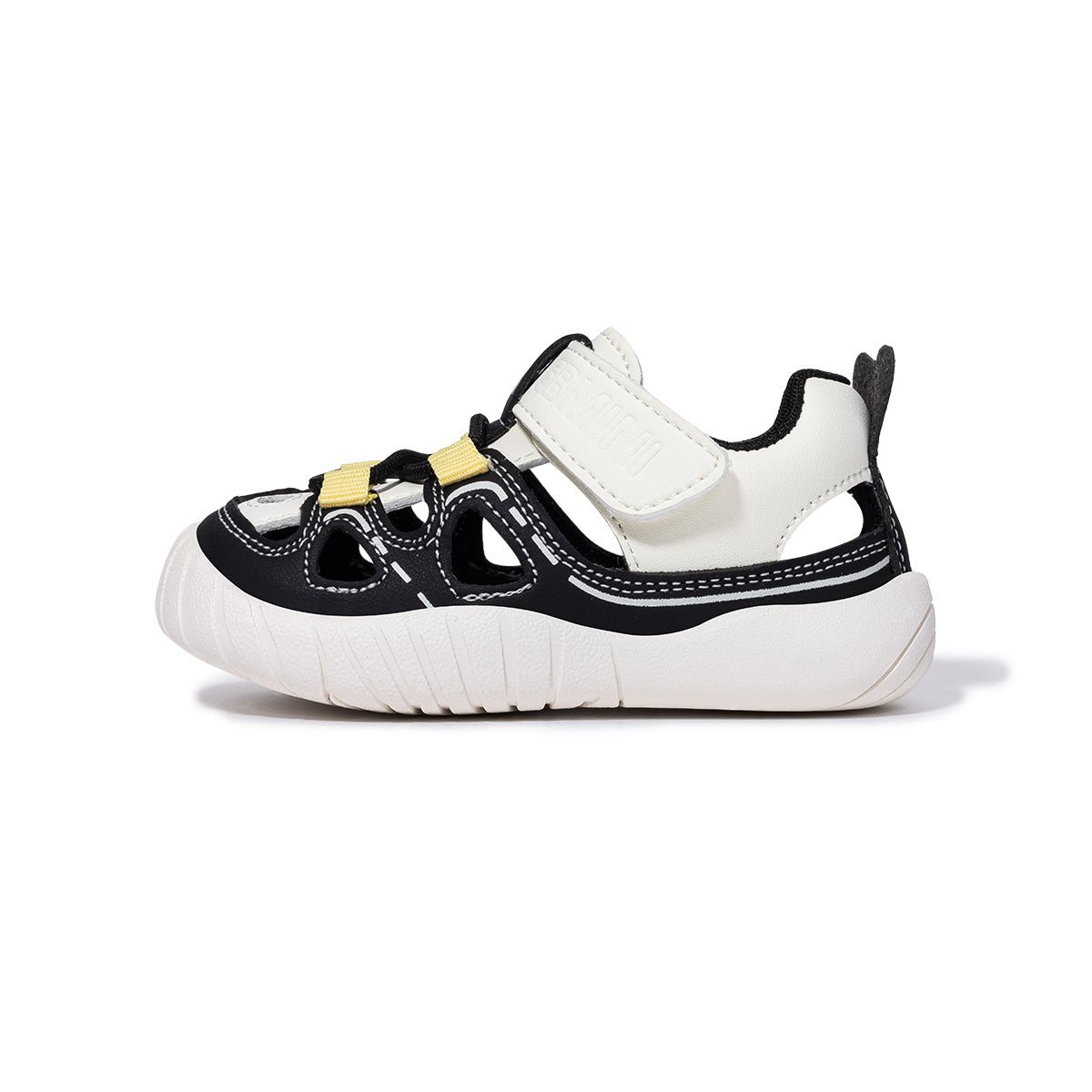 EBMINI ZEST toddler sandals shown in motion