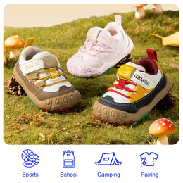 EBMINI ZING toddler sneakers with textured toe bumper