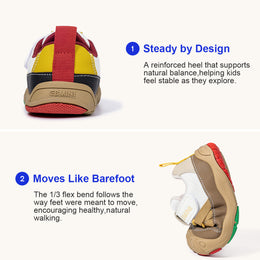 EBMINI ZING colorblock toddler sneakers for daycare and playground wear